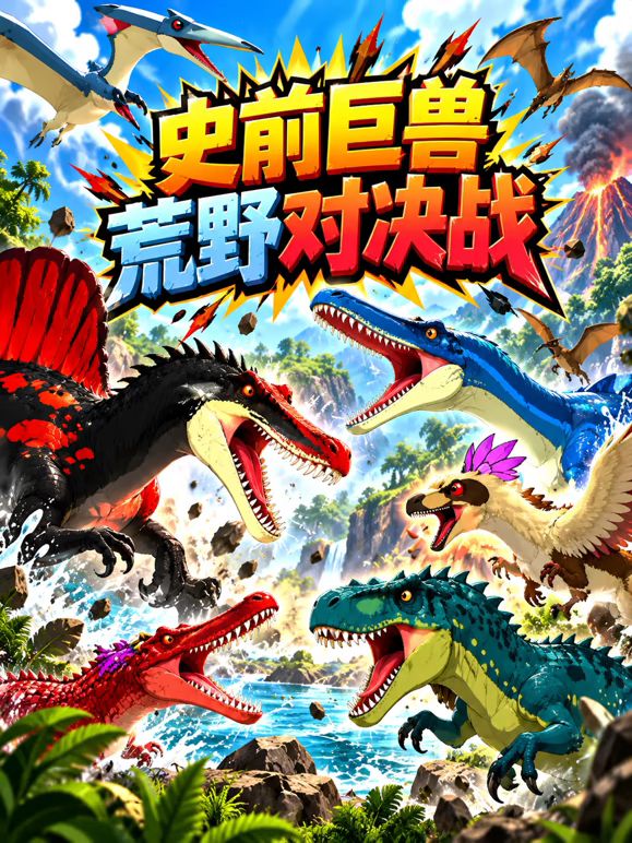 史前巨兽荒野对决战封面图