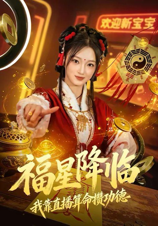 福星降临我靠直播算命攒功德封面图