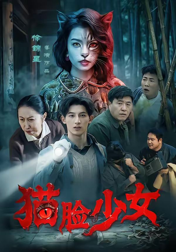 猫脸少女海报