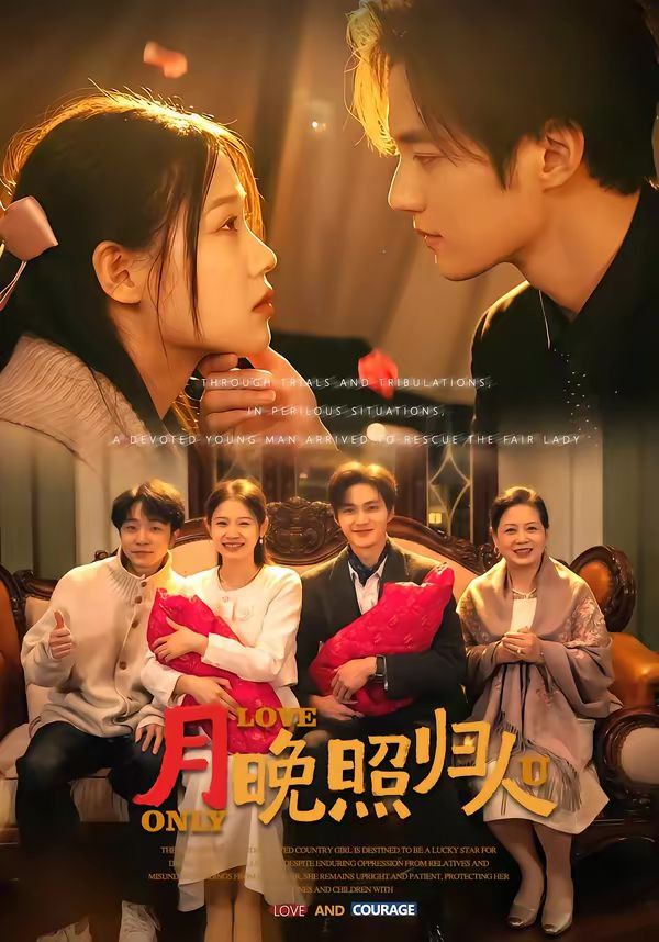 月晚照归人海报