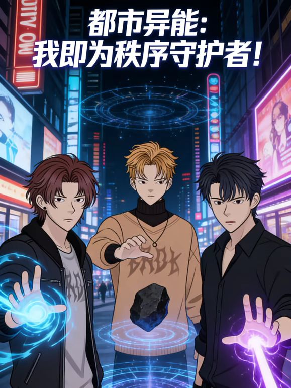 都市异能,我即为秩序守护者动态漫画封面图